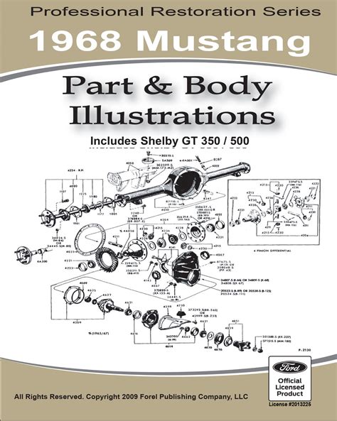 1968 mustang parts diagram